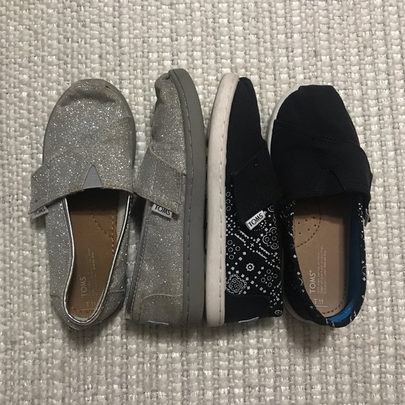 Toms Other - Lot of 2 Children’s Velcro Toms